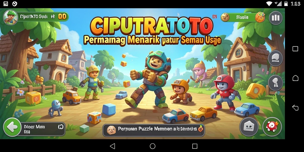 Tampilan gameplay seru dari CIPUTRATOTO yang penuh teka-teki.