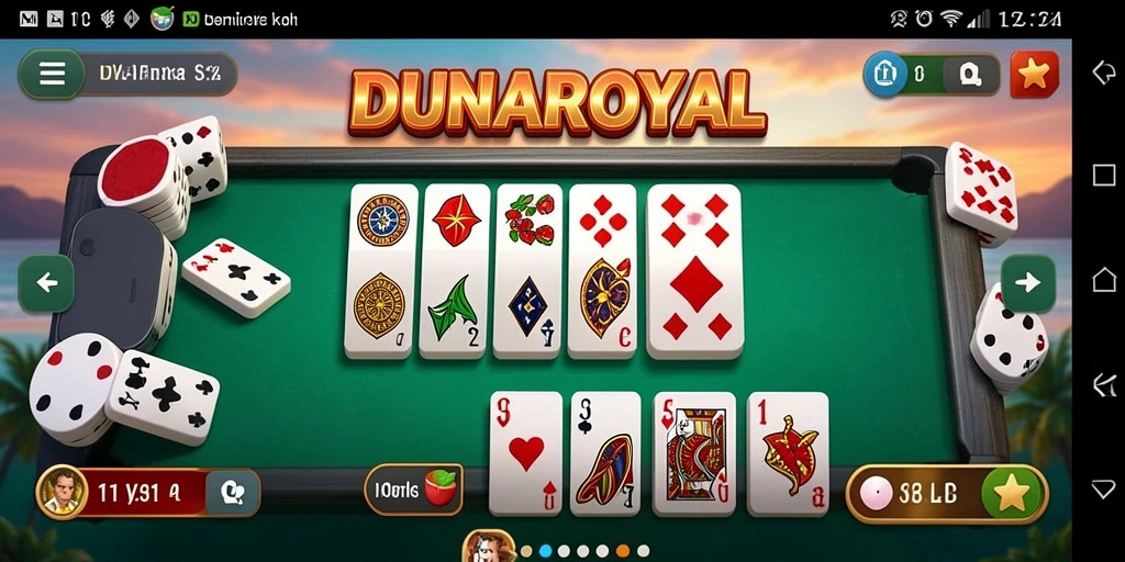 Tampilan gameplay DUNIAROYAL dengan berbagai mode permainan.