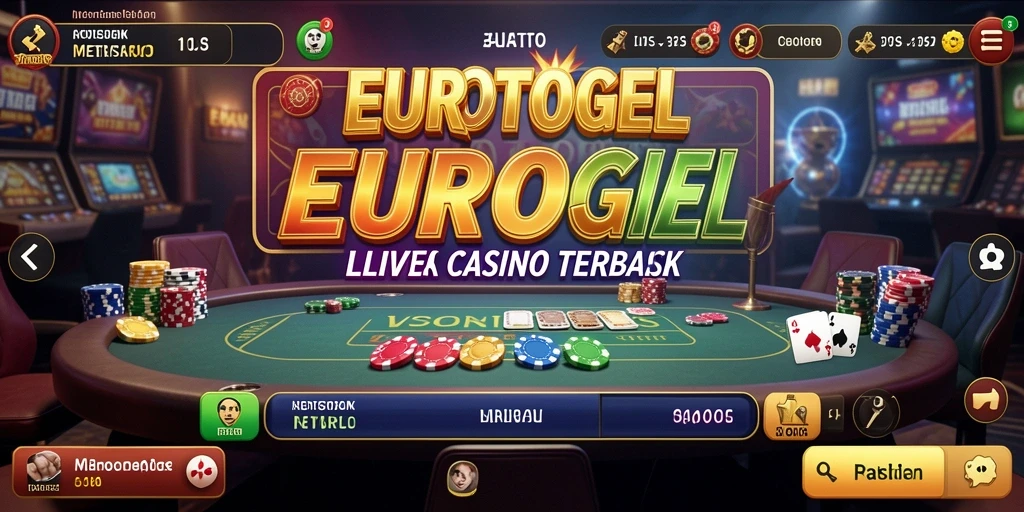 Tampilan menarik dari gameplay Live Casino EUROTOGEL yang mengasyikkan.
