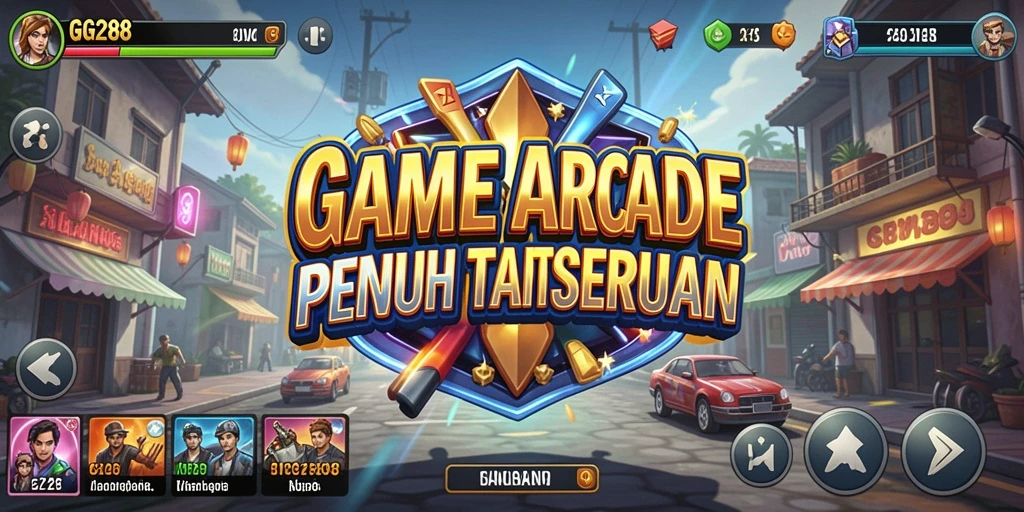 Screenshot GG288 menampilkan aksi seru dari gameplay Arcade.