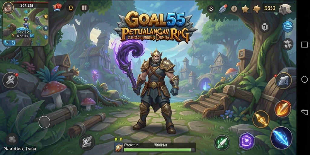 Gameplay seru di GOAL55 dengan petualangan RPG yang menantang.