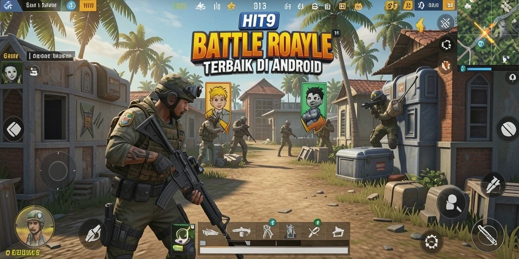 Tampilan menarik dari gameplay HIT9 saat pertempuran berlangsung.