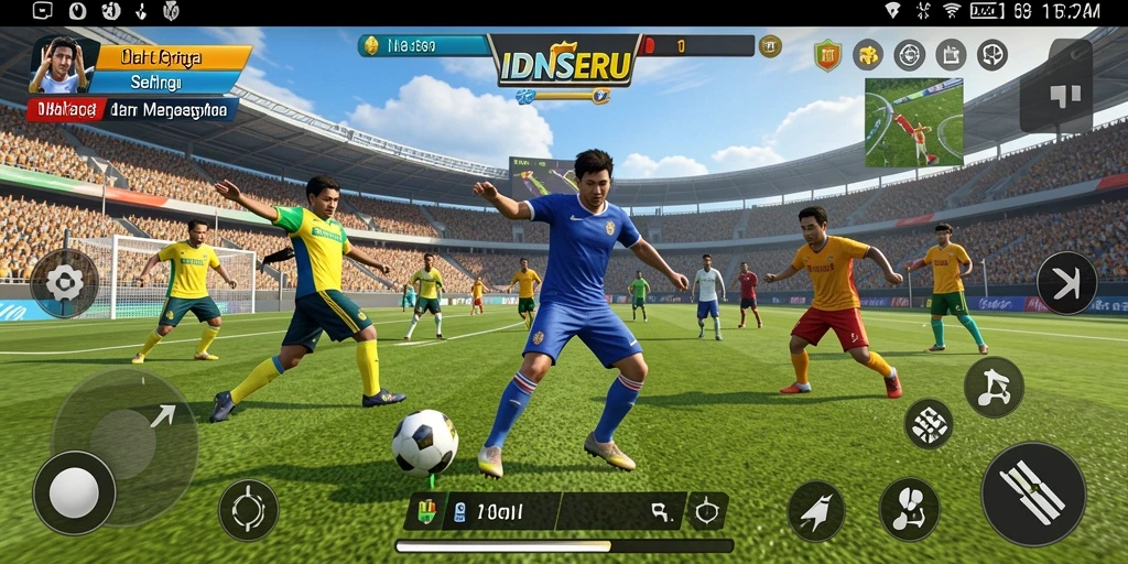 Tampilan gameplay seru dari aplikasi IDNSERU yang penuh aksi.