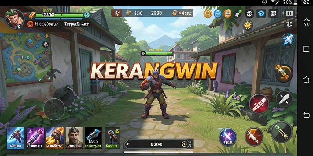 Screenshot utama KERANGWIN menampilkan antarmuka aplikasi yang intuitif.
