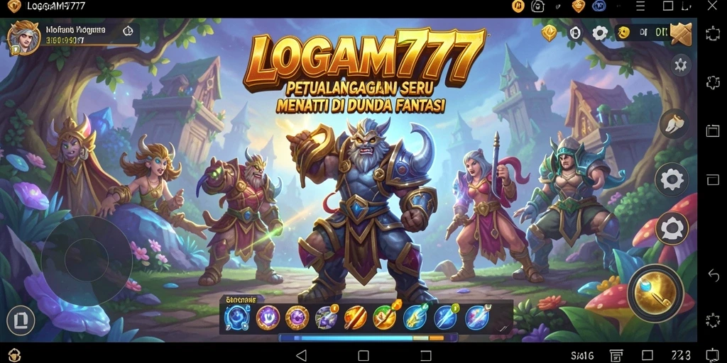 Tangkapan layar LOGAM777 menampilkan aksi seru dalam gameplay petualangan.