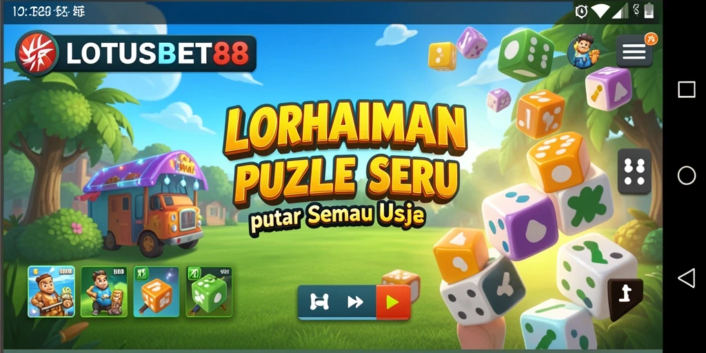 Tampilan gameplay LOTUSBET88 yang penuh teka-teki menarik.