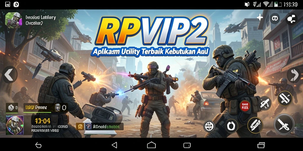 Tampilan antarmuka aplikasi Utility RPVIP2 yang user-friendly.