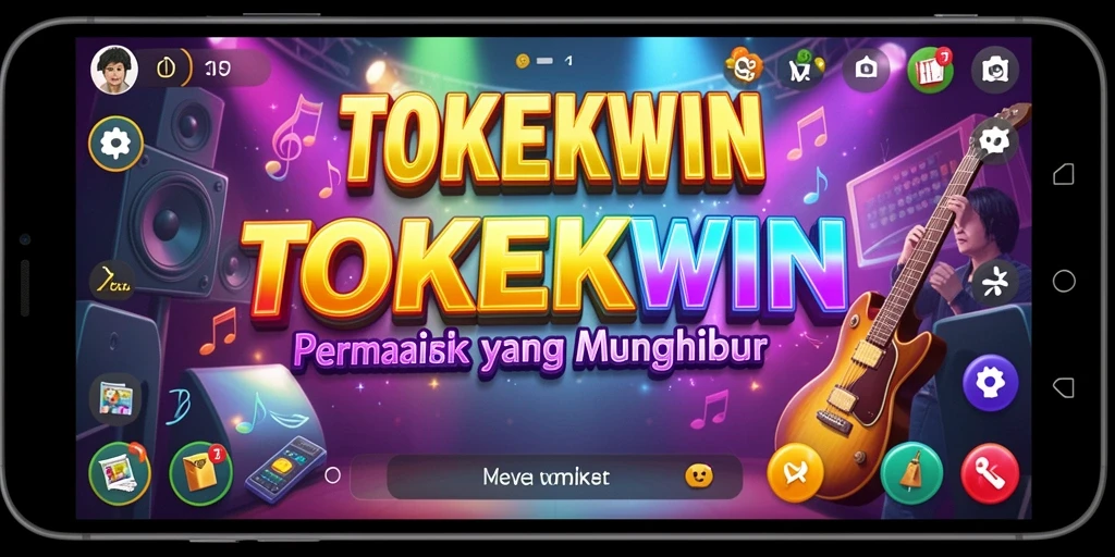 Tampilan gameplay <strong>TOKEKWIN</strong> yang menarik dengan berbagai tantangan musik.